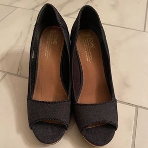 Womens TOMS Wedge Shoes